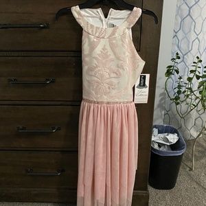 Rare Editions Sunday Best Blush Dress